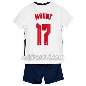 Engleska Mount 17 Domaći Dječji Komplet Dresovi za Nogomet Euro 2020 (+ kratke hlače)